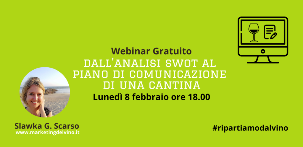 copertina webinar dall'analisi swot al piano di comunicazione